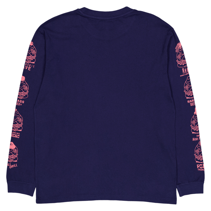 Edwin Music Channel Chest T Maritim Blau