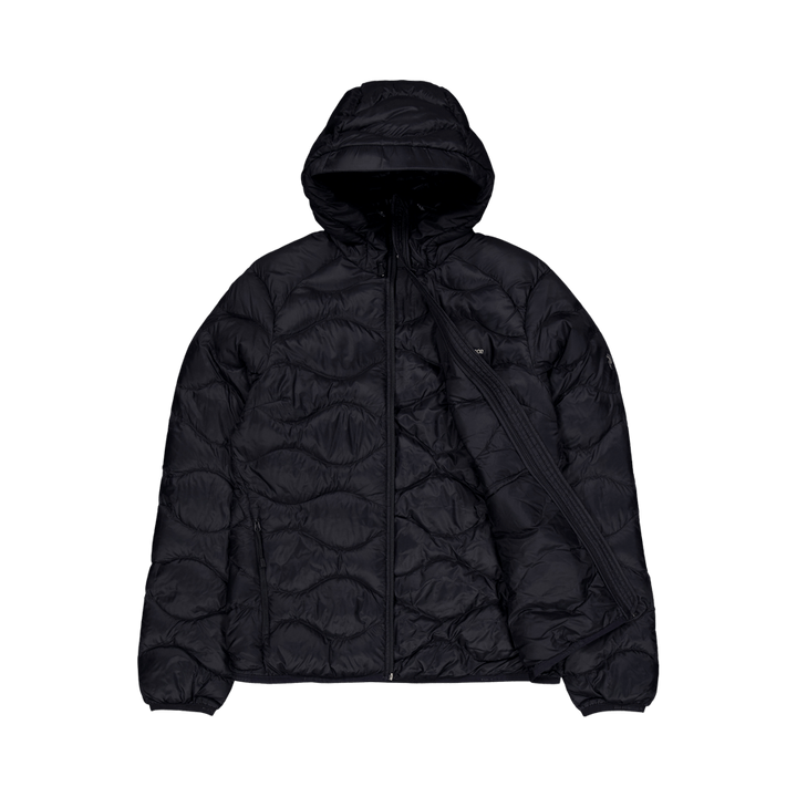 W Helium Down Hood Jacket Black