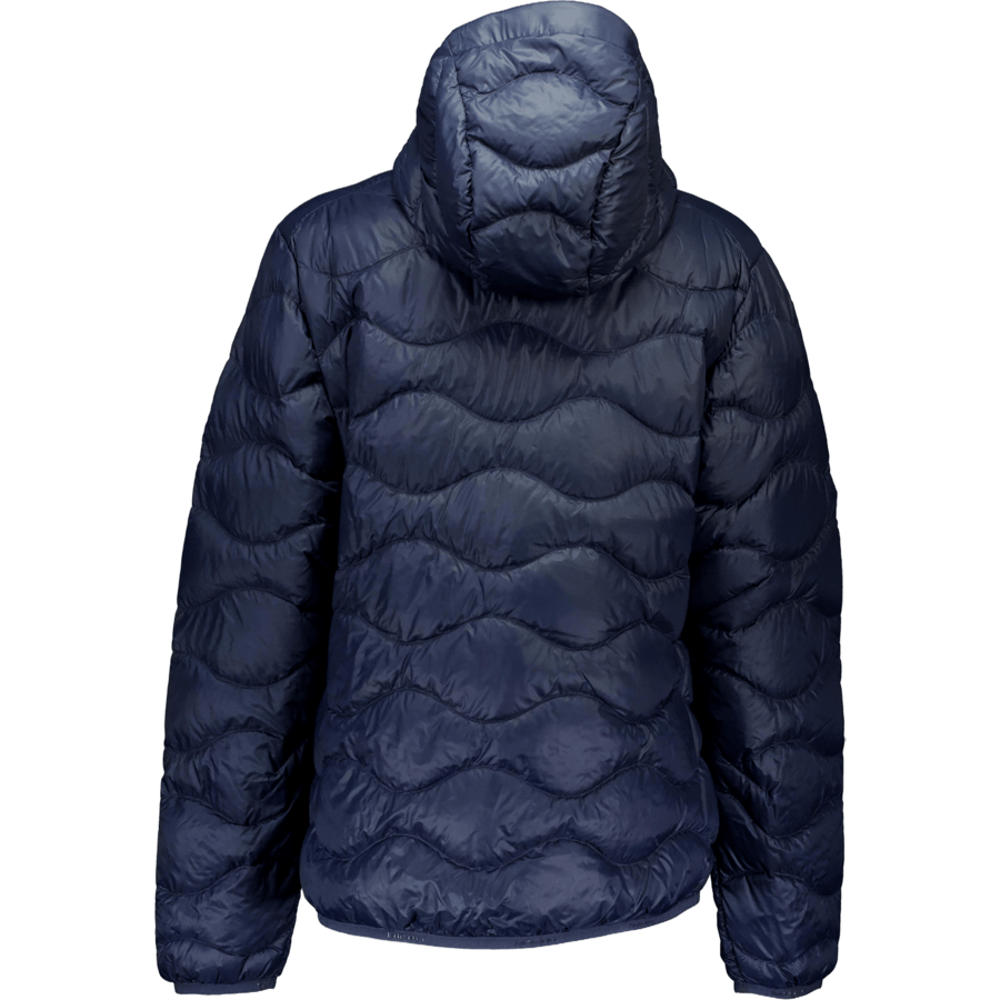 W Helium Down Hood Jacket Blue Shadow