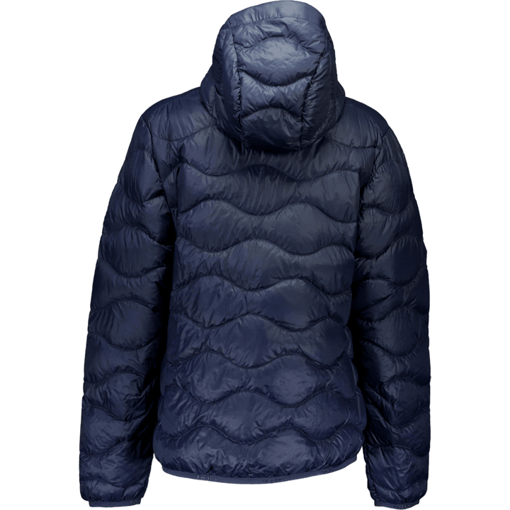 W Helium Down Hood Jacket Blue Shadow