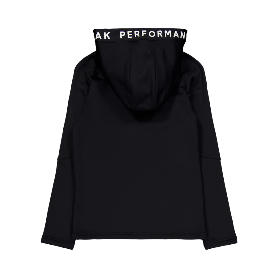 Junior Rider Zip Hood Black
