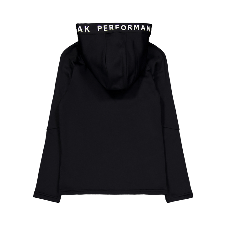 Junior Rider Zip Hood Black