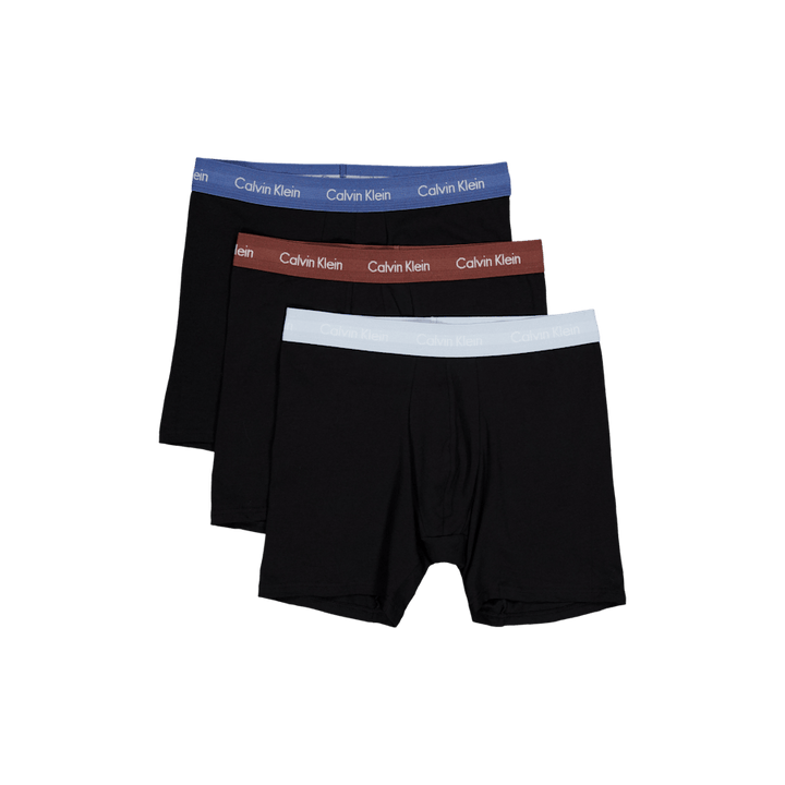 Cotton Stretch Boxer Brief 3pk Black