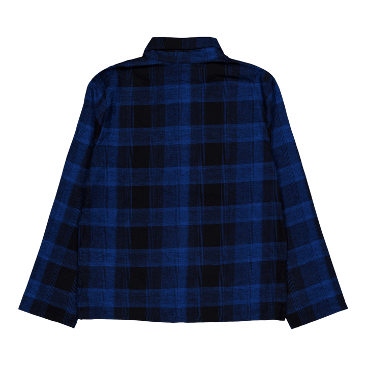 Pure Flannel L/s Button Down Black