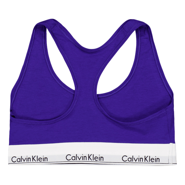 Modern Cotton Unlined Bralette Blue