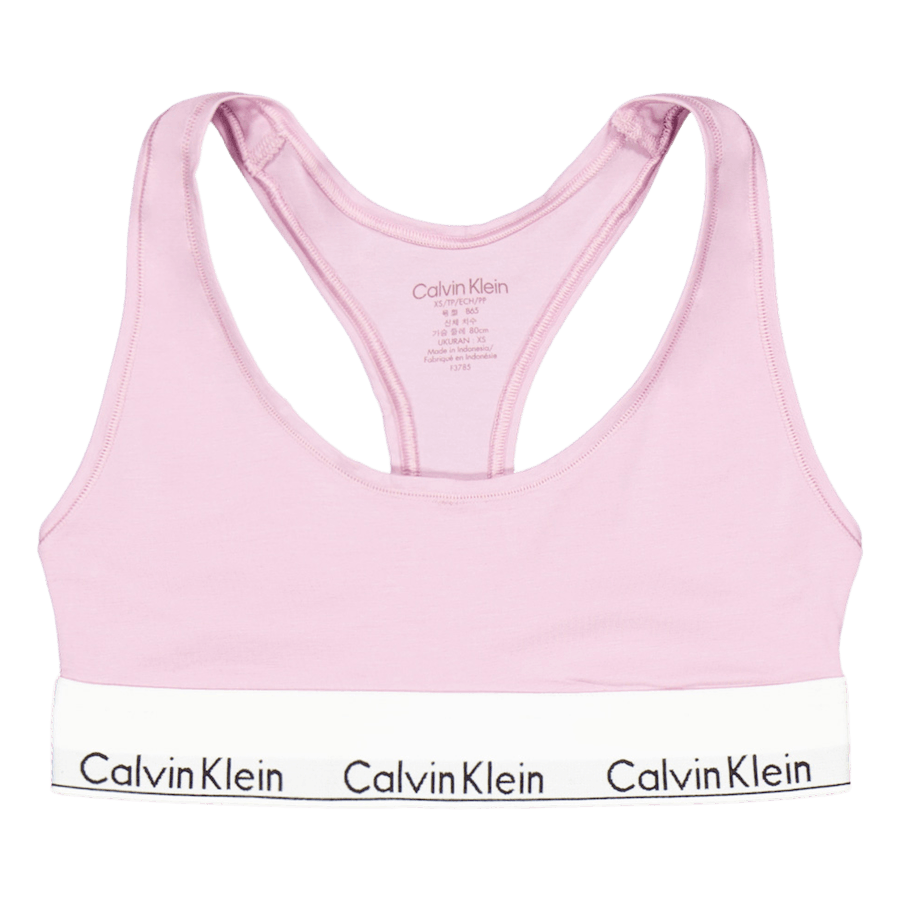 Modern Cotton Unlined Bralette Purple
