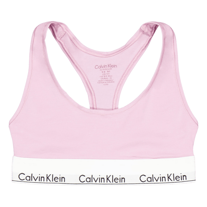 Modern Cotton Unlined Bralette Purple