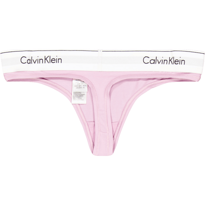 Modern Cotton Thong Purple