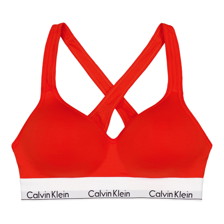 Modern Cotton Lift Bralette Orange