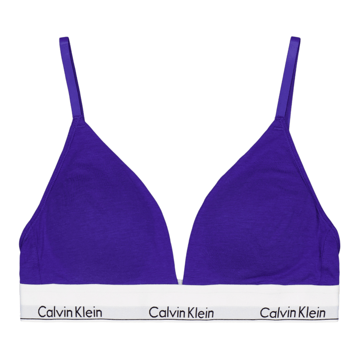 Modern Cotton Lght Lined Trian Blue