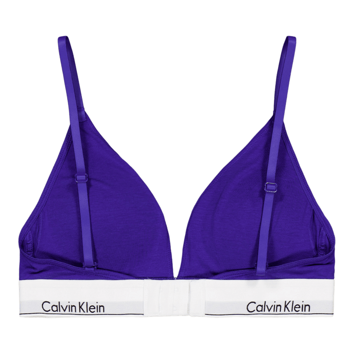 Modern Cotton Lght Lined Trian Blue