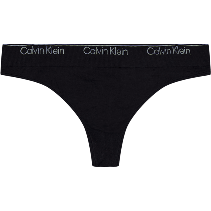 Modern Seamless Thong Black