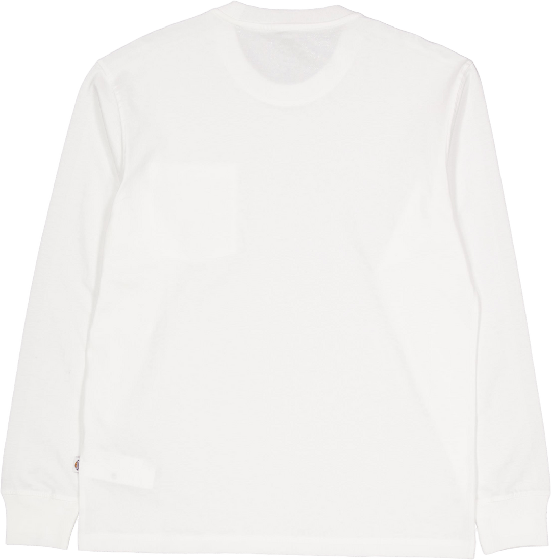 Luray Pocket Tee Ls White