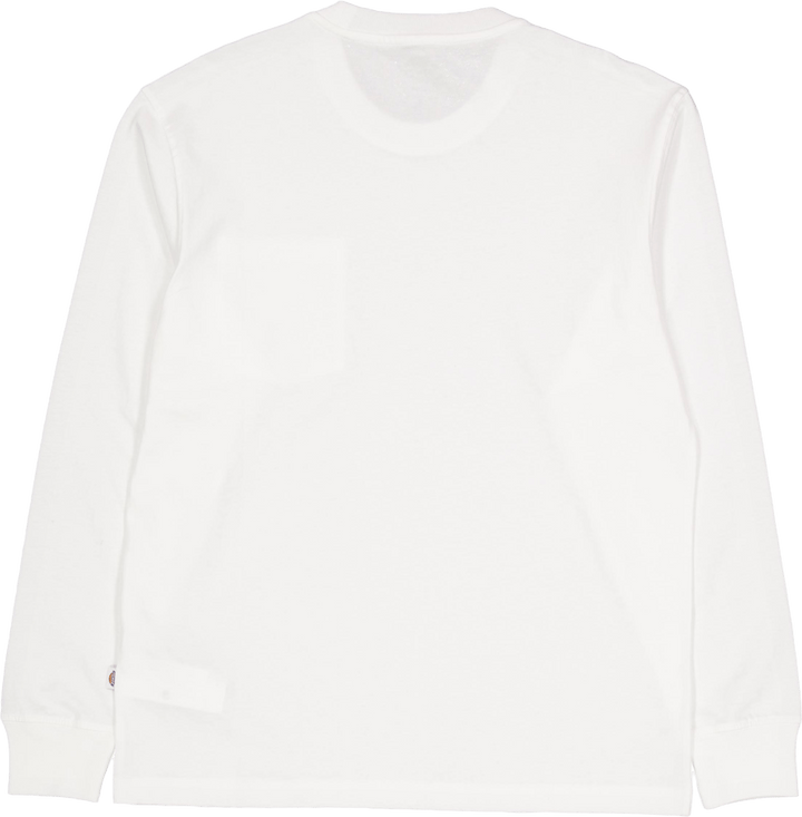 Luray Pocket Tee Ls White