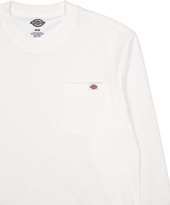 Luray Pocket Tee Ls White
