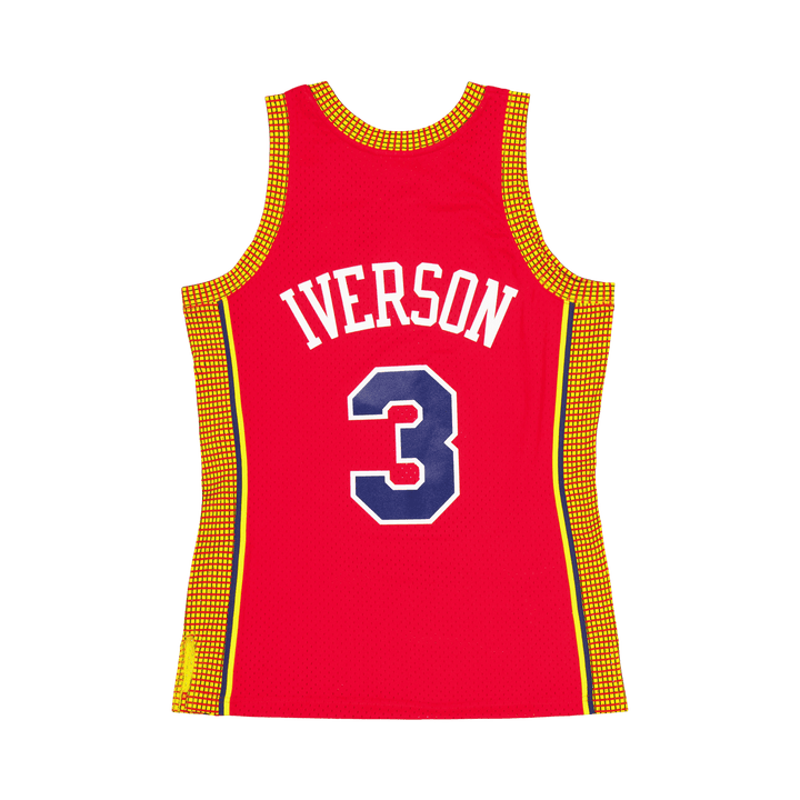 76ers Swingman-trøje Iverson lys rød