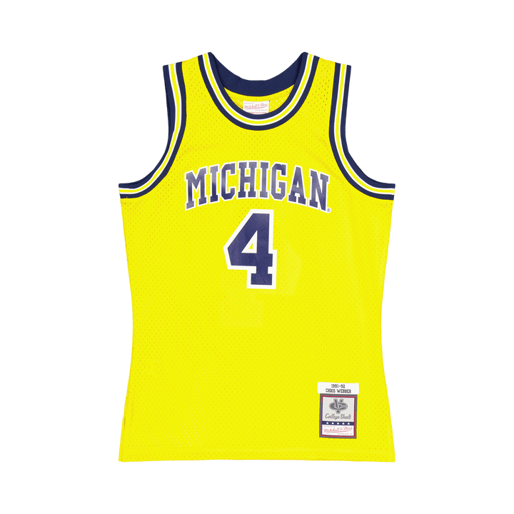Camisola Swingman dos Wolverines Amarelo Web
