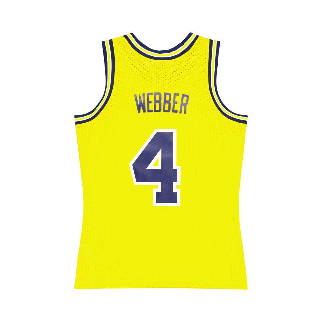 Camisola Swingman dos Wolverines Amarelo Web