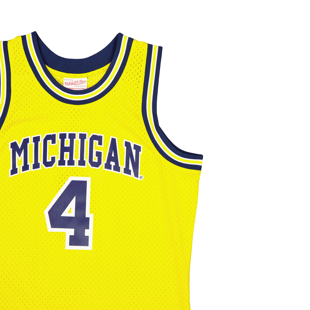 Camisola Swingman dos Wolverines Amarelo Web