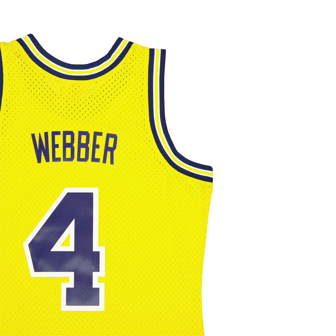 Camisola Swingman dos Wolverines Amarelo Web