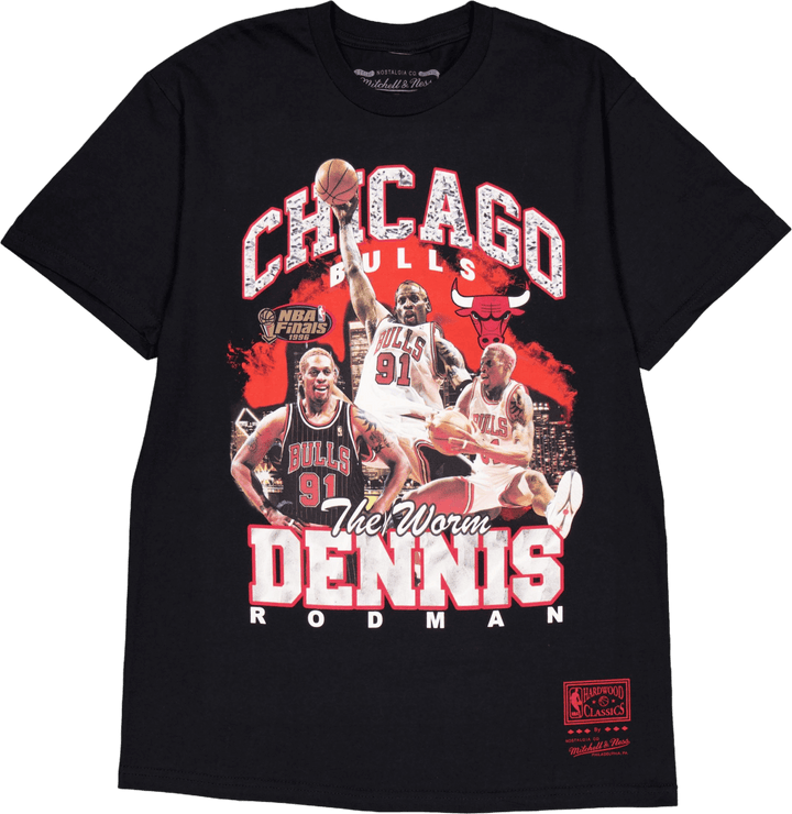 Bulls Bling Ss Tee Rodman Schwarz