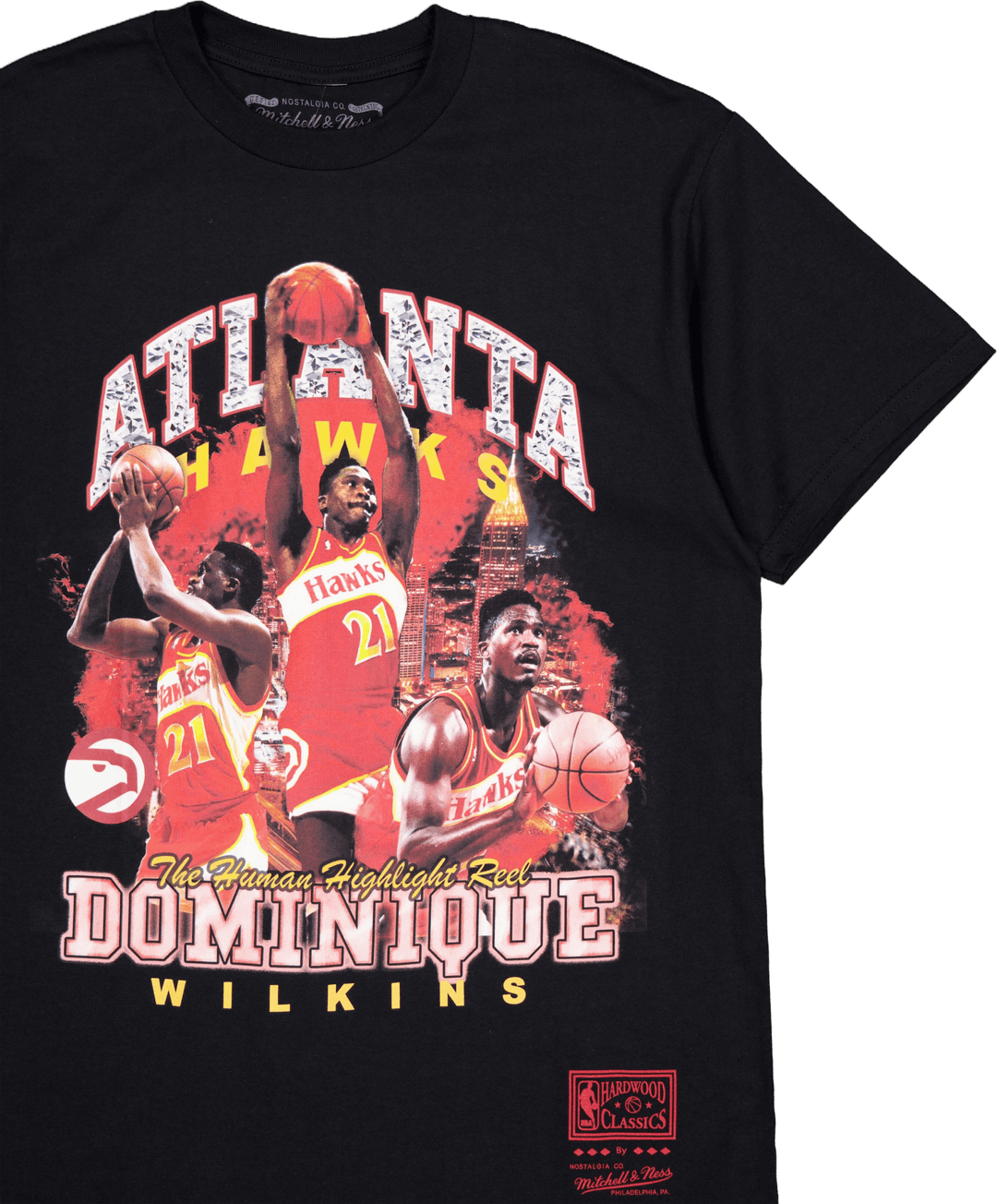 Hawks Bling Ss Tee Wilkins Schwarz