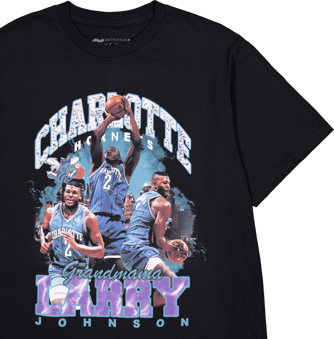 Hornets Bling Ss Tee Johnson Svart