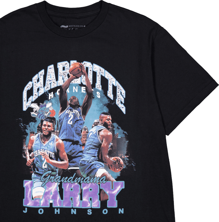 Hornets Bling Ss Tee Johnson Svart