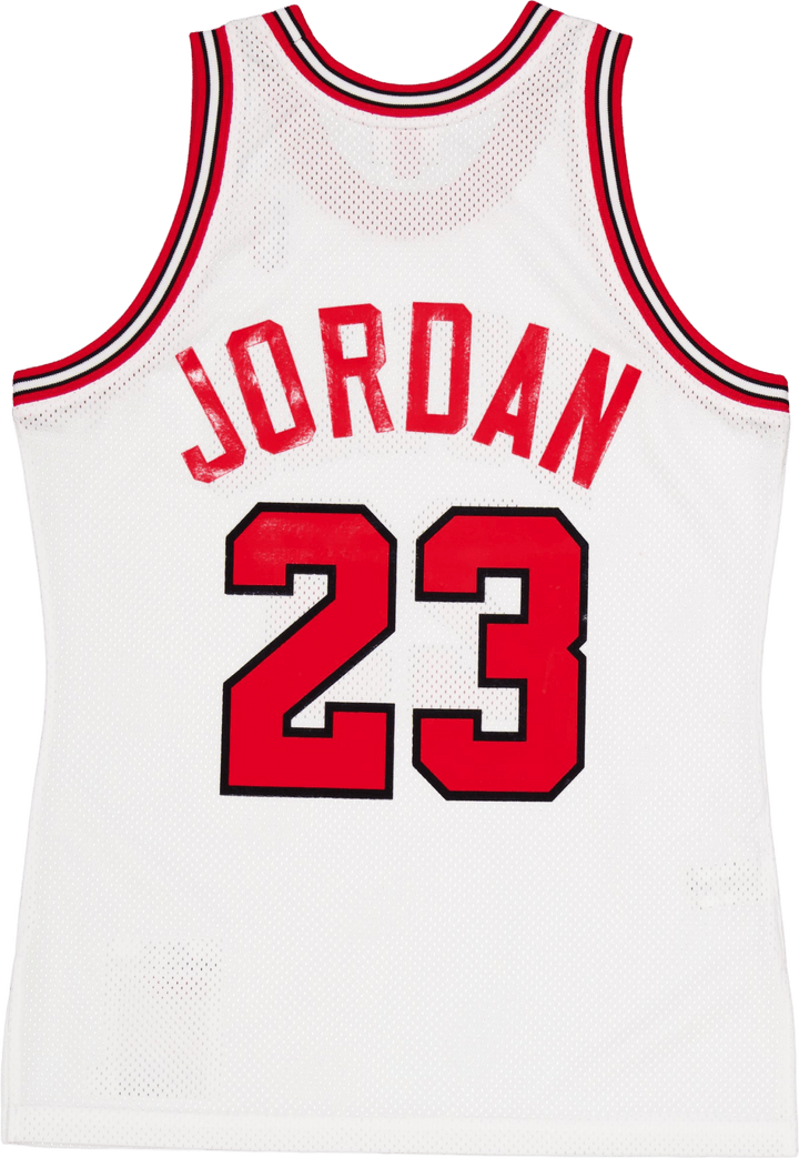 Bulls Authentic Jersey Jordan White