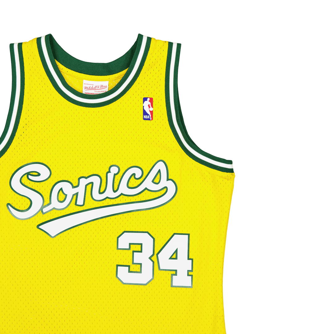 Supersonics Swingman Jersey Al Yellow