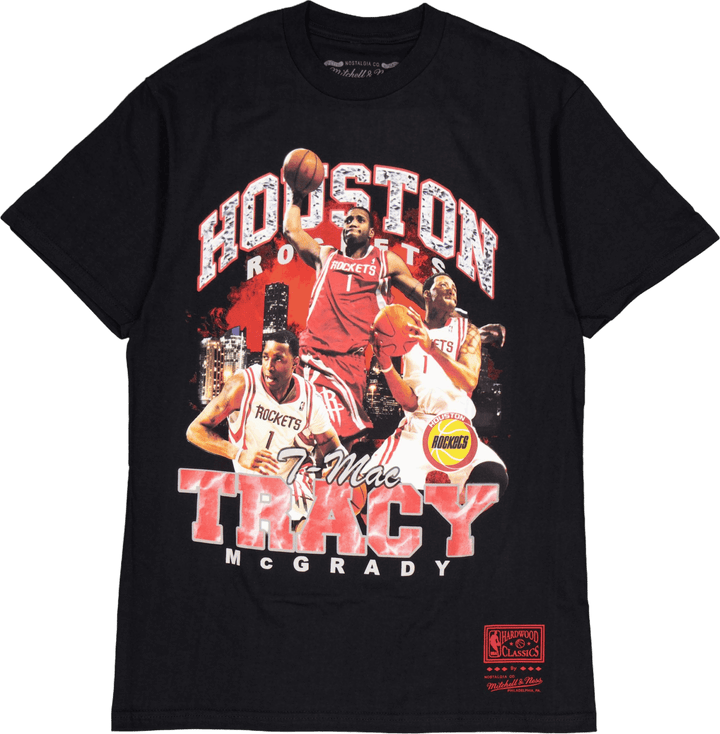 Rockets Bling Ss Tee Mcgrady Black