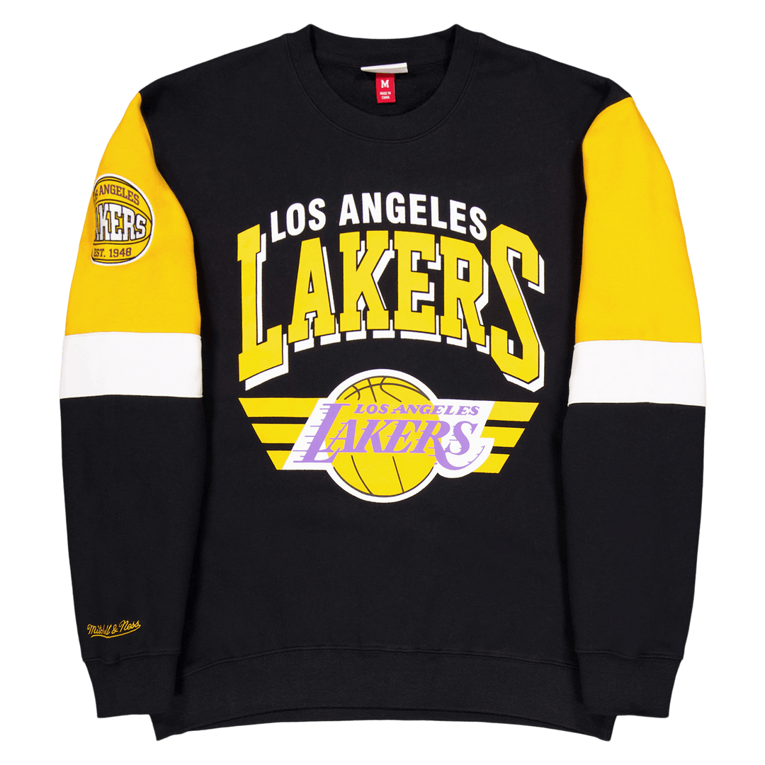 Lakers All Over Crew 3.0 Schwarz
