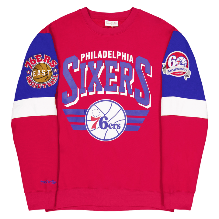 76ers All Over Crew 3.0 Scarlet Red