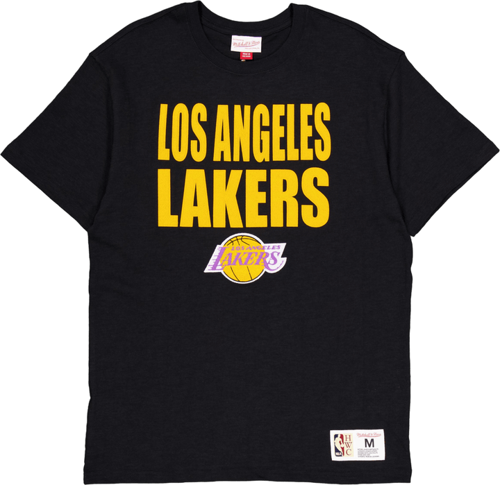 Lakers Legendary Slub S/s Tee Schwarz