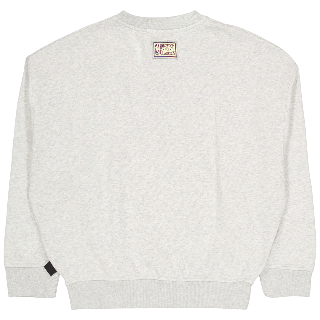 Celtics Womens Logo Lt Crew 3. Grey Heather