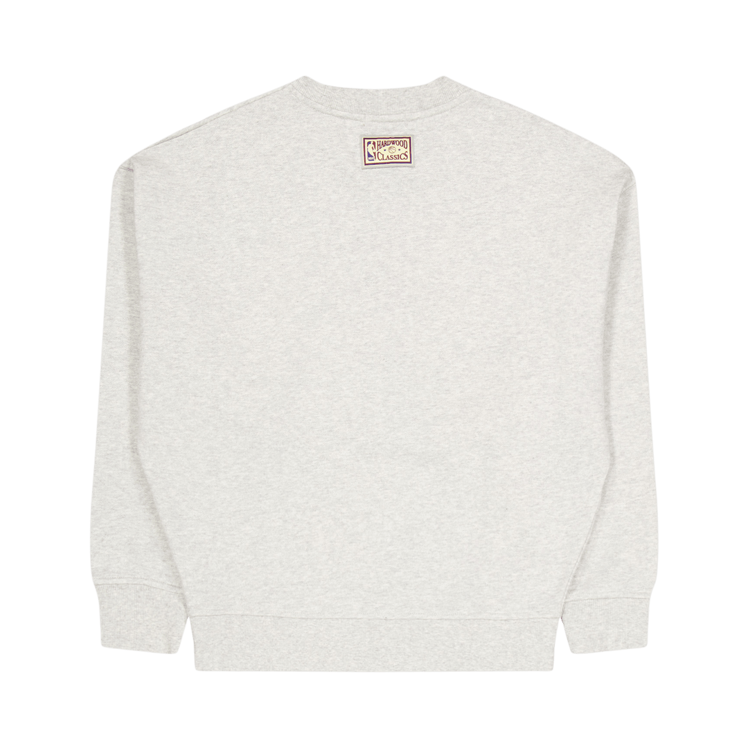 Lakers Womens Logo Lt Crew 3.0 Grau Heather
