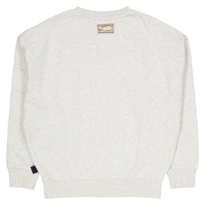 Bucks Womens Logo Lt Crew 3.0 Grau Heather