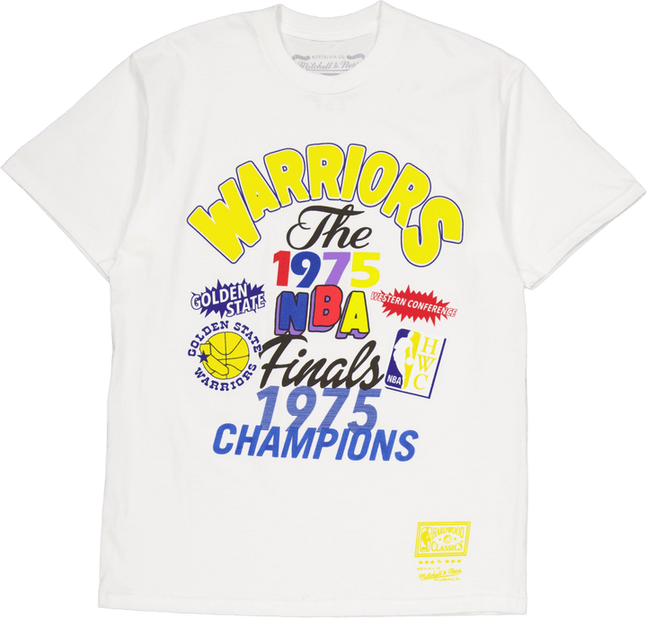Warriors Champs Fest Ss Tee Hw Weiß