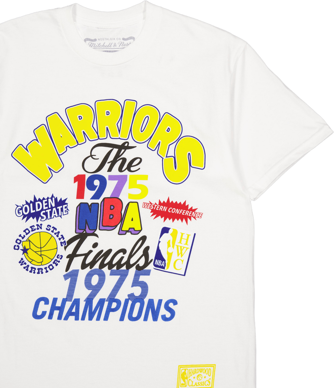 Warriors Champs Fest Ss Tee Hw Weiß