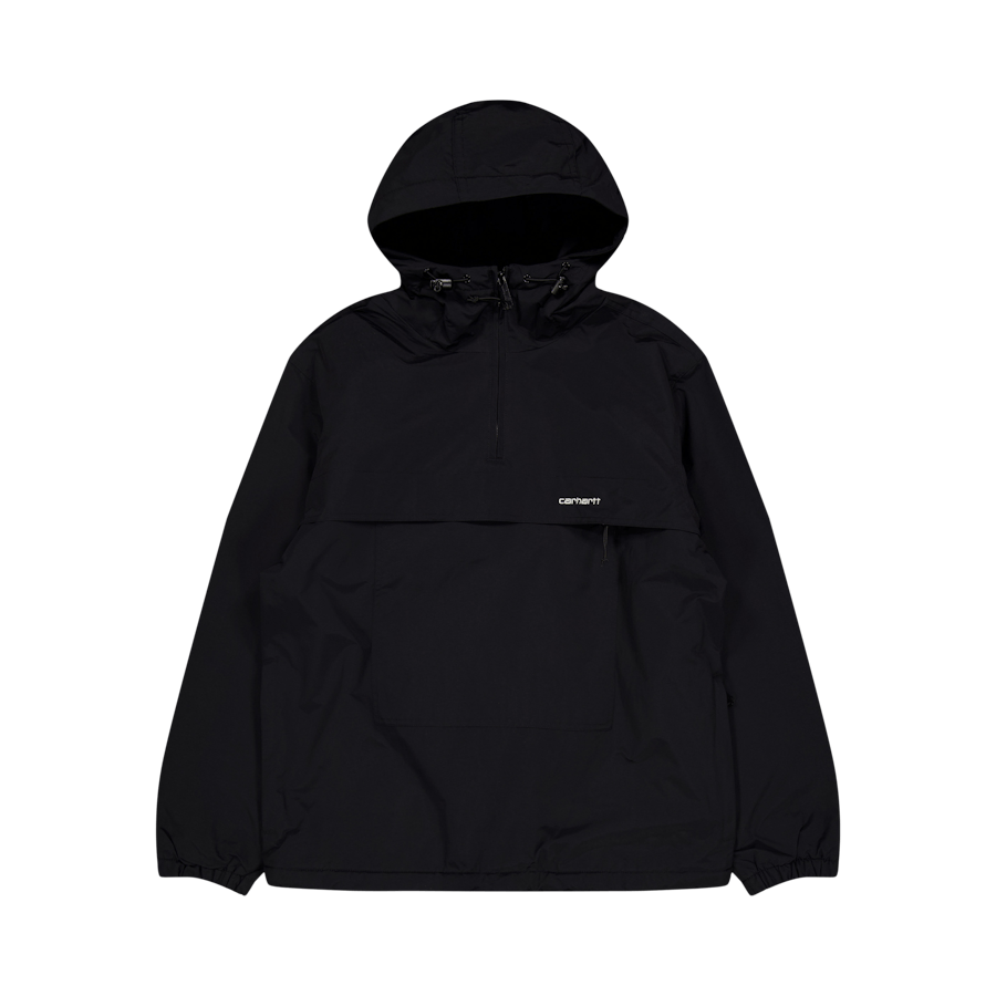 Windbreaker Pullover Black / White