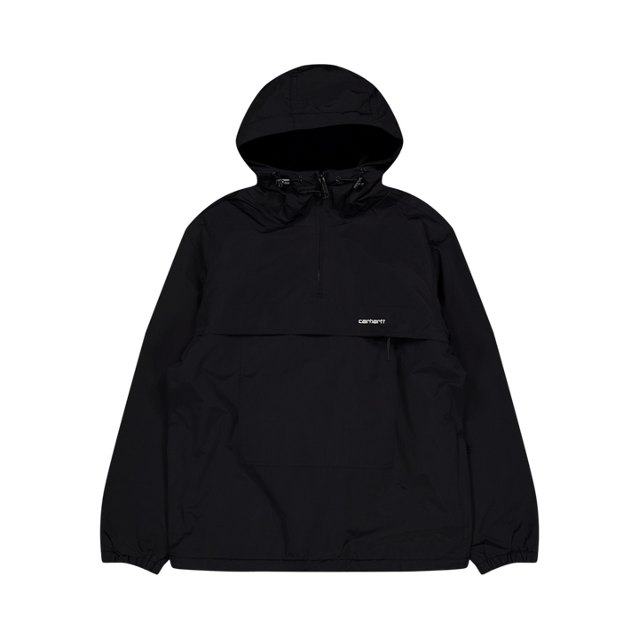 Windbreaker Pullover Black / White