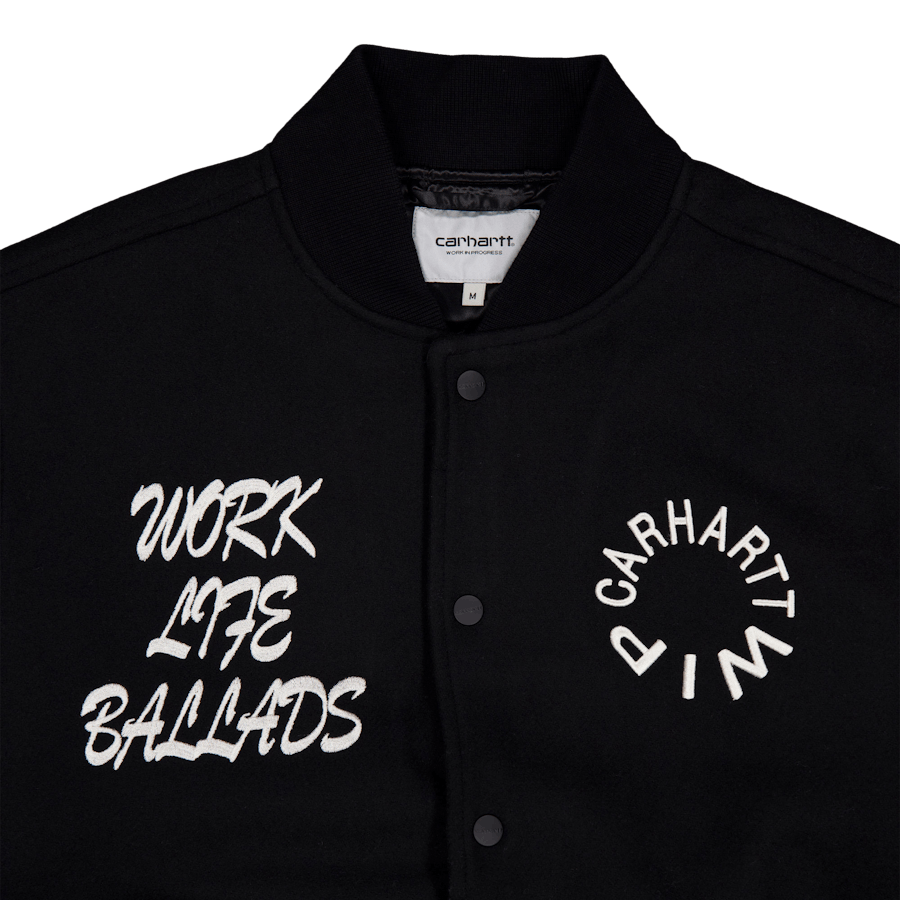 Bomber Work Varsity nero