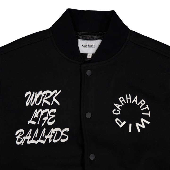 Bomber Work Varsity nero