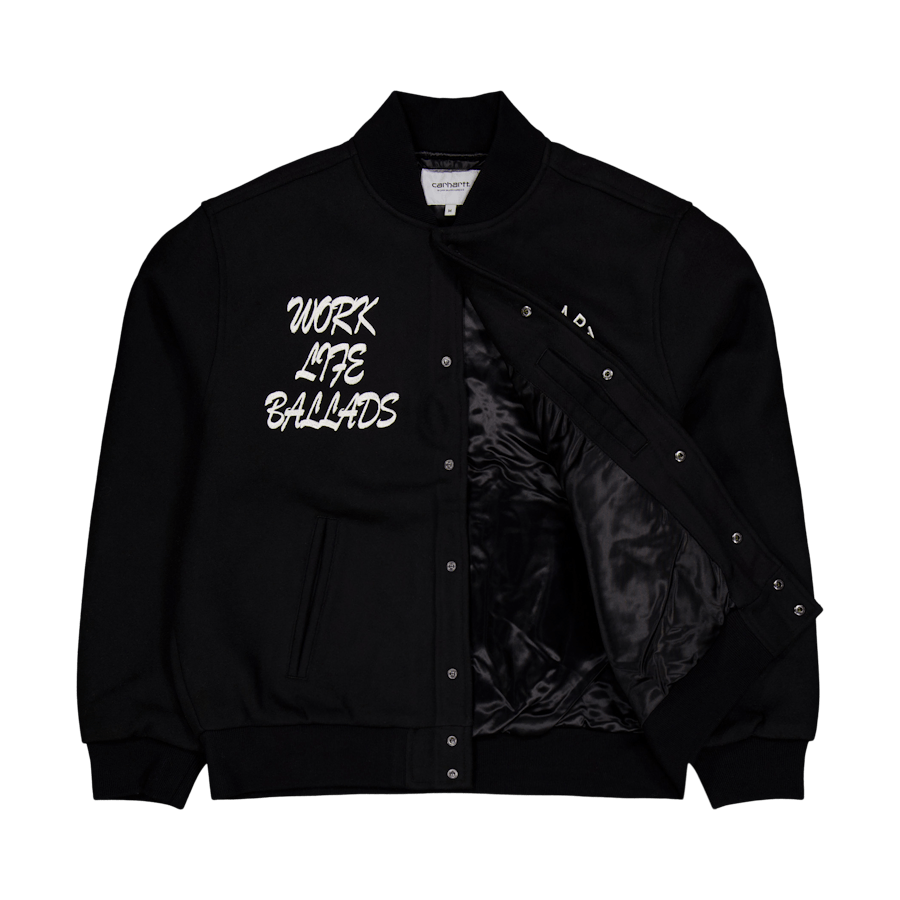 Bomber Work Varsity nero