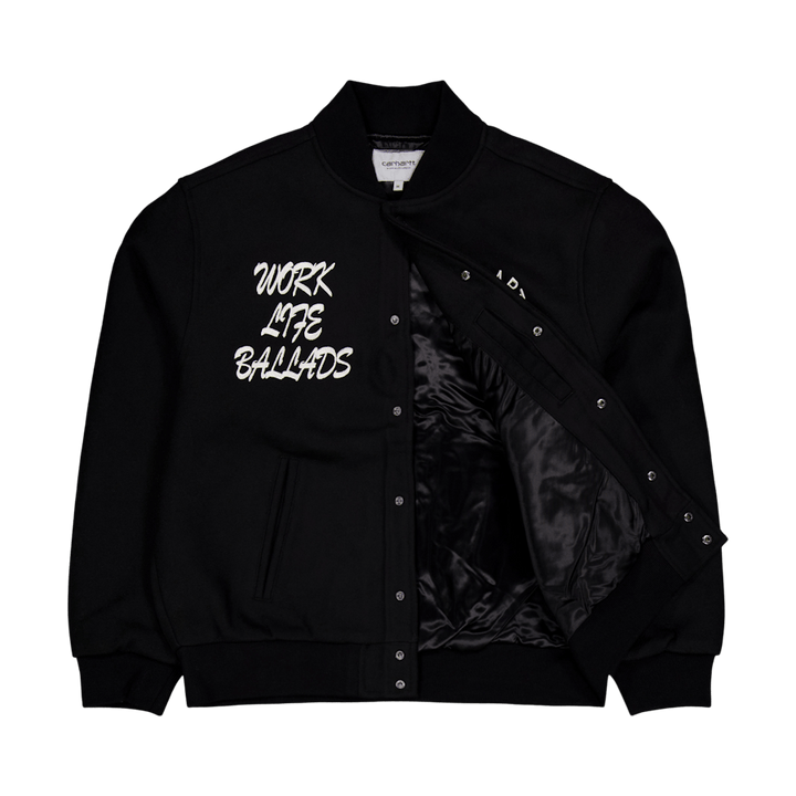 Bomber Work Varsity nero