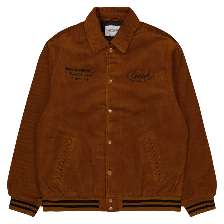 Bunda Rugged Letterman Deep H Brown / Black