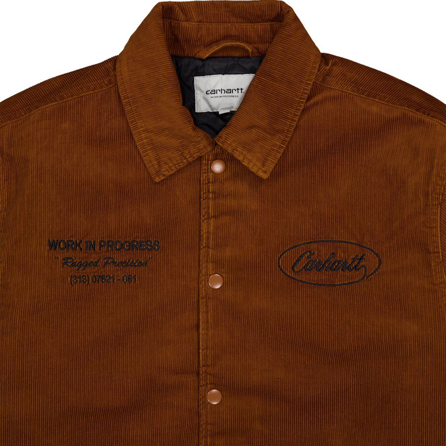 Bunda Rugged Letterman Deep H Brown / Black