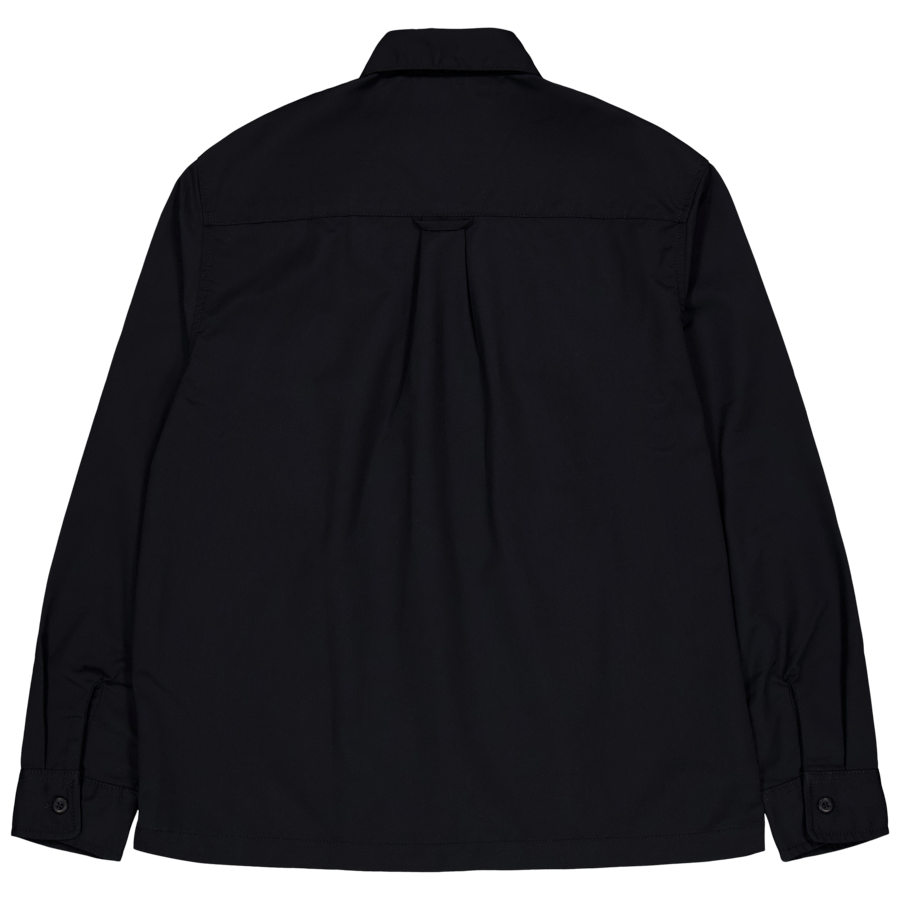 L/s Craft Zip Shirt Black
