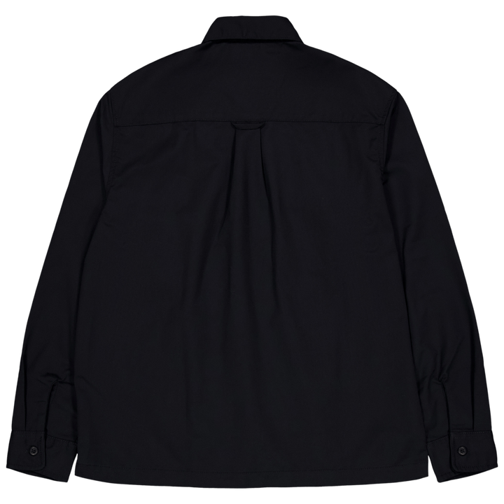 L/s Craft Zip Shirt Black