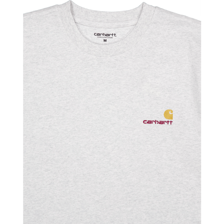 S/s American Script T-shirt Ash Heather